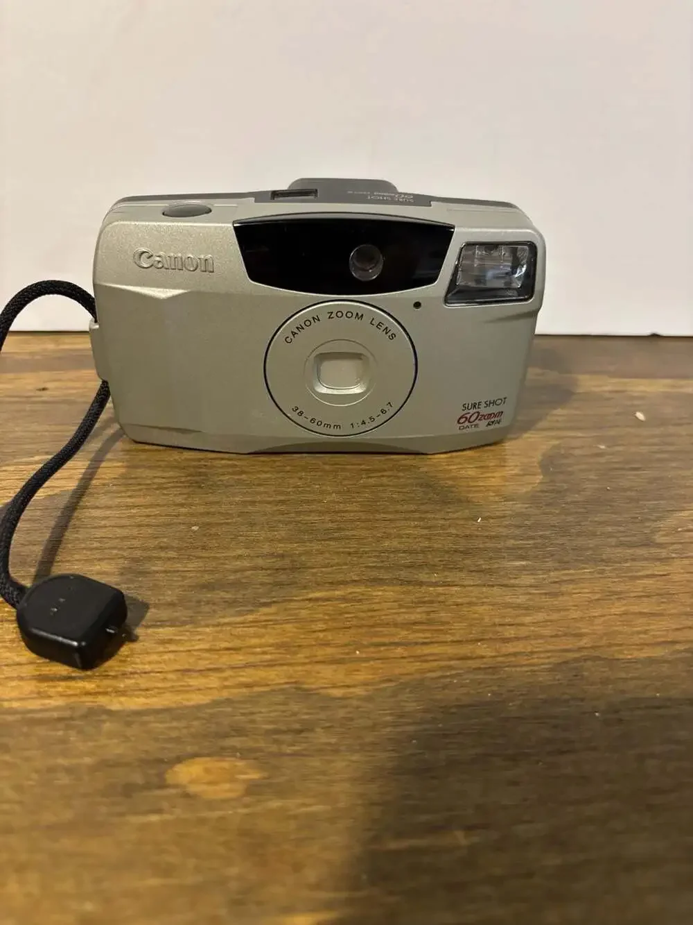 Canon Sure Shot 60 Zoom Date 35mm Point & Shoot Film Camera
